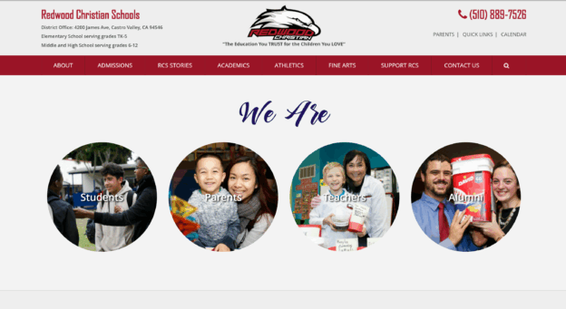 private schools web design