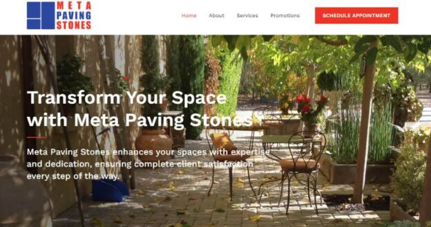 meta paving Bay Area web design company