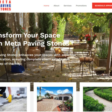 Bay Area Web Design Company Launches New Website for Meta Paving Stones