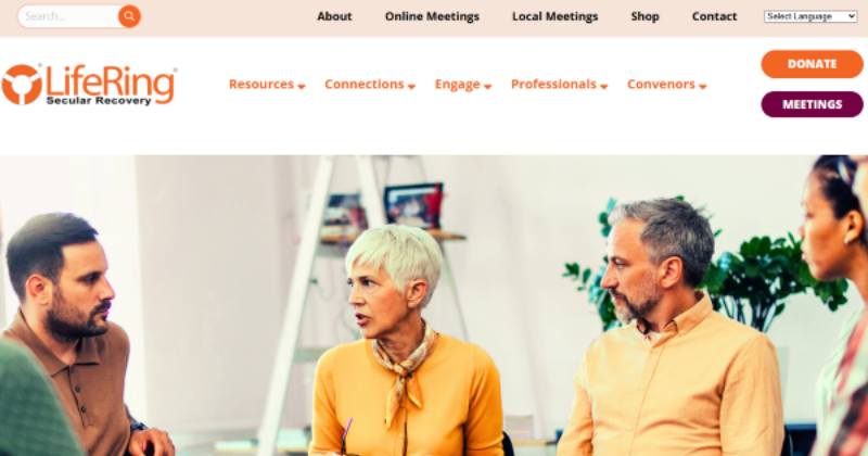 web design lifering portfolio header