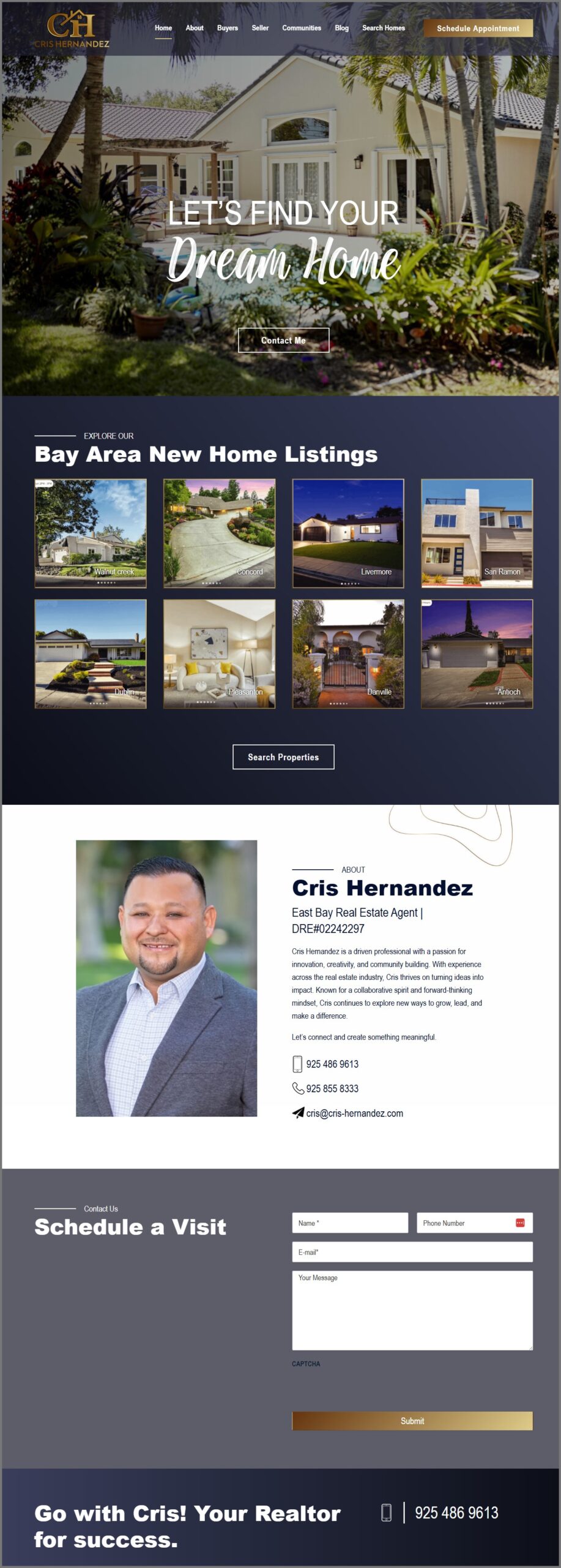 Bay Area online marketing company cris hernandez site