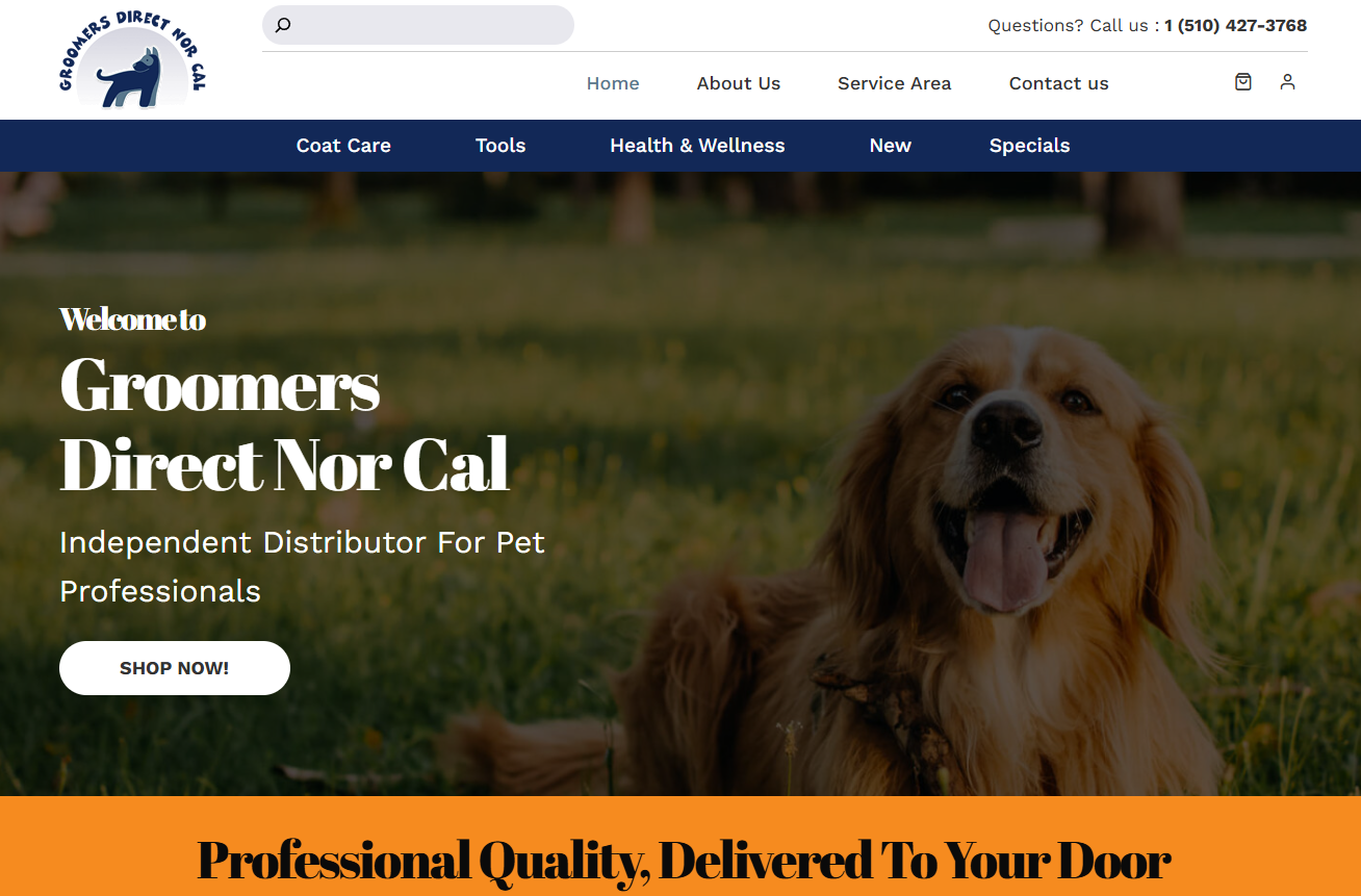 Groomers direct Wordpress web design