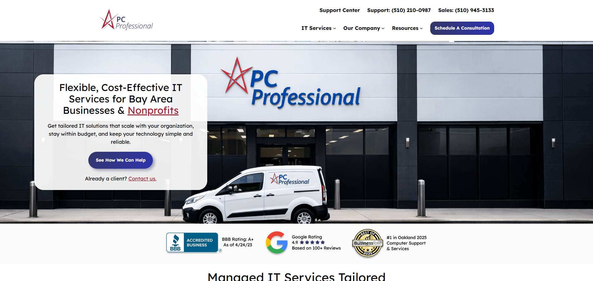 Managed IT Services for Bay Area Businesses Non-Profits